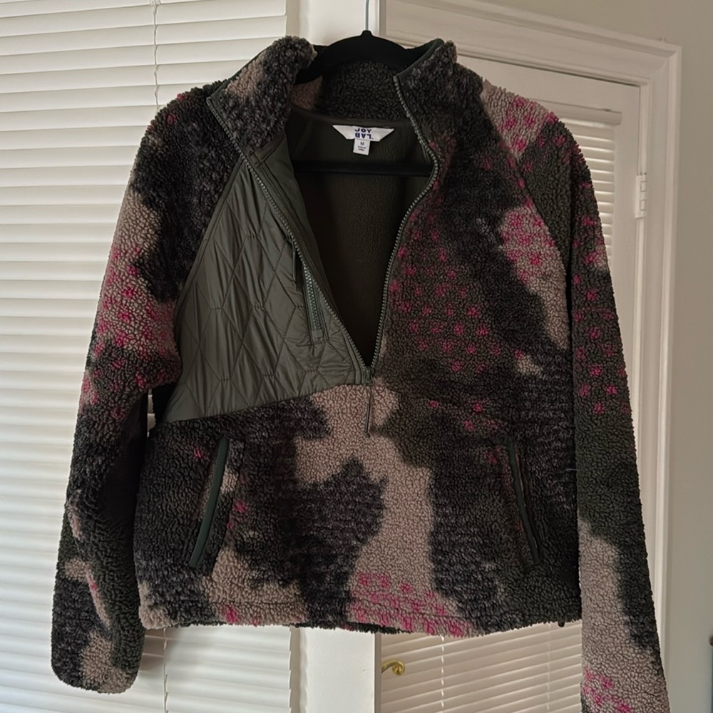 Joy Lab half zip fleece/sherpa and quilted jacket